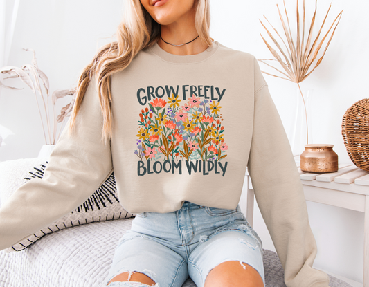 Bloom Wildly Crewneck