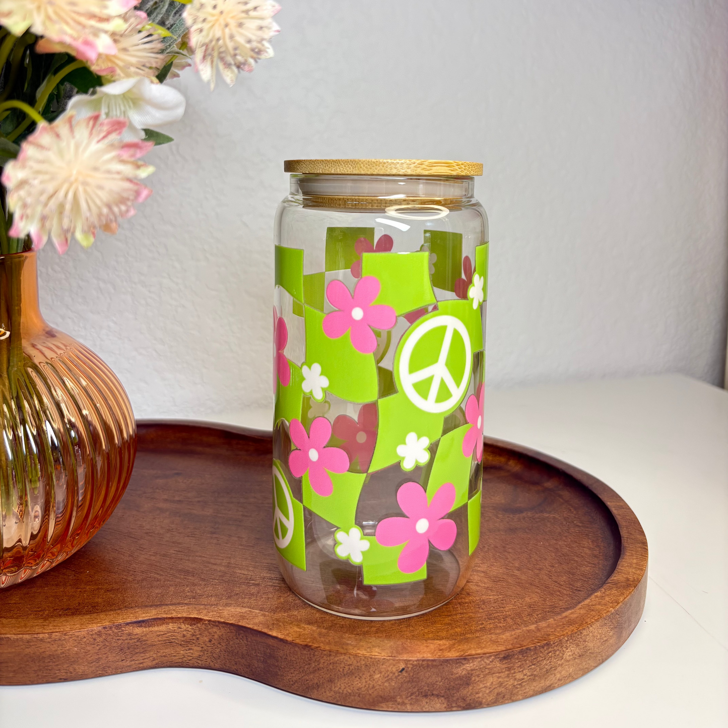 Funky Floral Cup Wrap