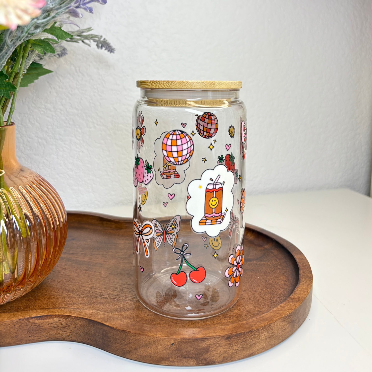 Sippin & Shroomin 16oz Glass